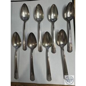 Oneida Wm A Rogers Park Lane Teaspoons Set of 4 Vintage Silverplate